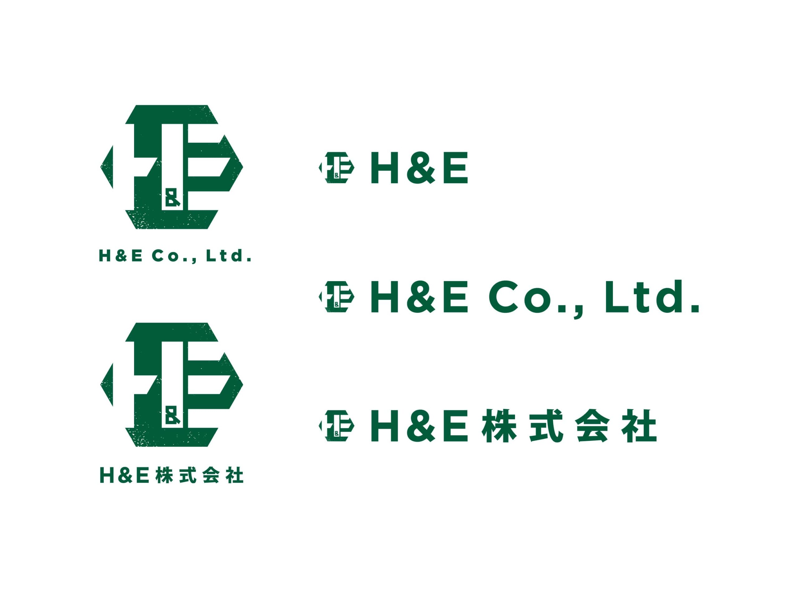 H&E株式会社 ロゴ及び名刺制作