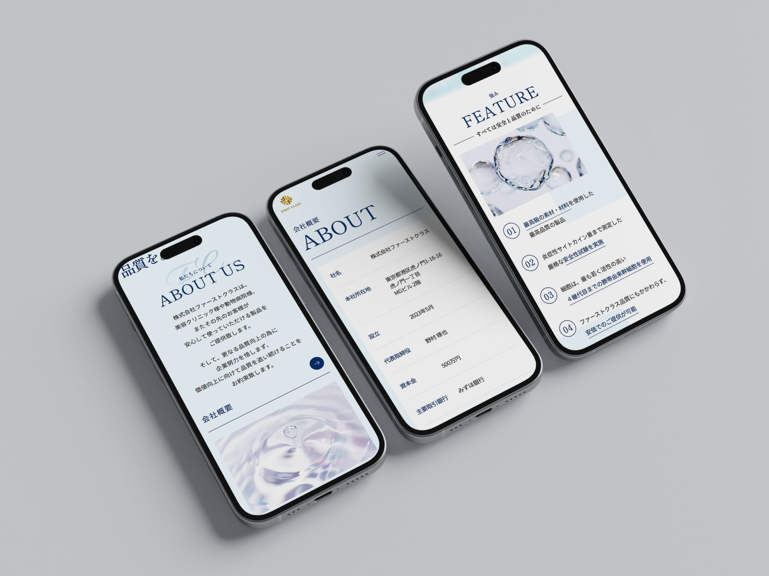 株式会社ファーストクラス HP制作
